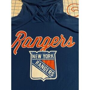 *NEW* New York NY Rangers NHL Ice Hockey Lightweight Hoodie Sweatshirt LARGE